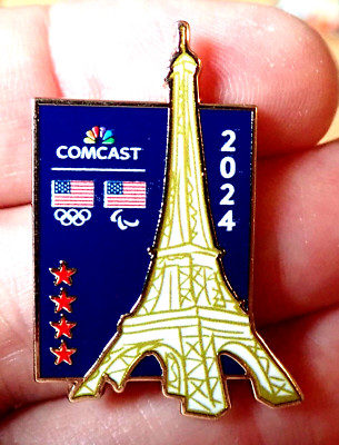 OFFICIAL COMCAST NBC MEDIA TV PRESS 2024 PARIS OLYMPIC GAMES PIN traded ...