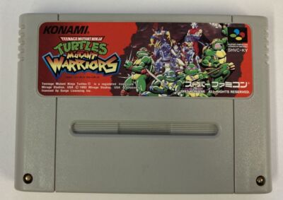 Super Famicom Teenage Mutant Ninja Turtles Mutant Warriors 7323 SP