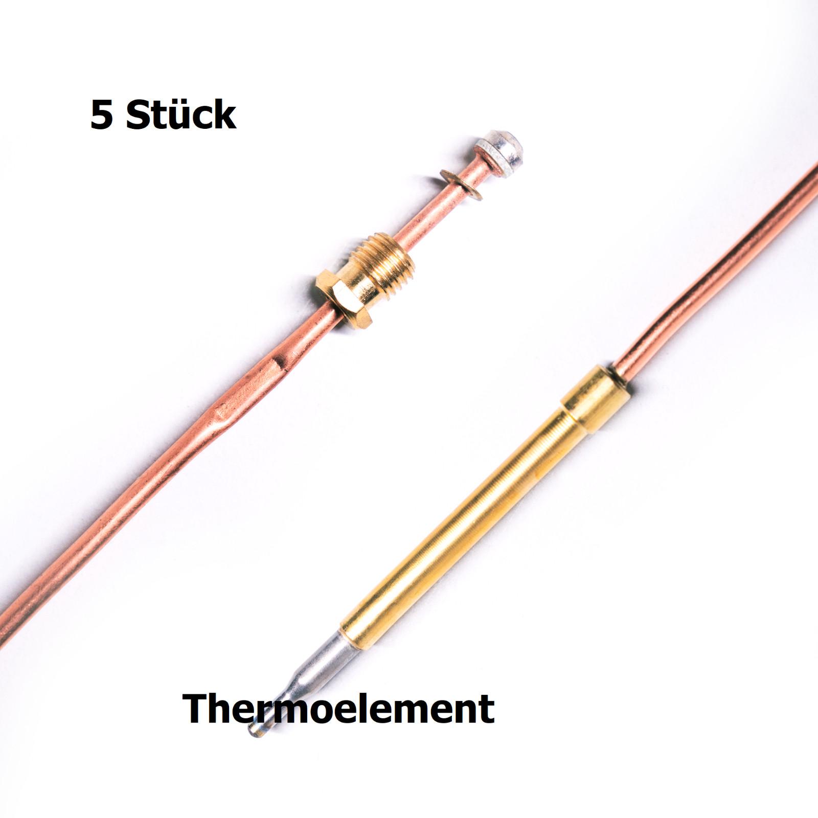 Thermoelement 5 Stück Potis Universal Thermofühler Gasgrill Dönergrill 32cm NEU