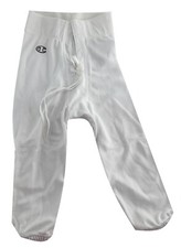 Champion YOUTH Football Practice Pants Touchback Lace-Up Hip  Leg Pads - White