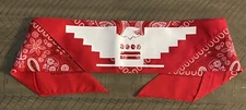 NORTH SIDE HUELGA BIRD Bandana RED COLOR With The Aztec Number