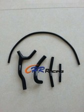 Silicone Radiator Hose For SUZUKI RM125 RM 125 1992 1993 1994 1995 BLACK