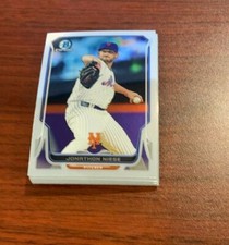 2014 Bowman Chrome #161 Jonathon Niese 12 Count Lot New York Mets