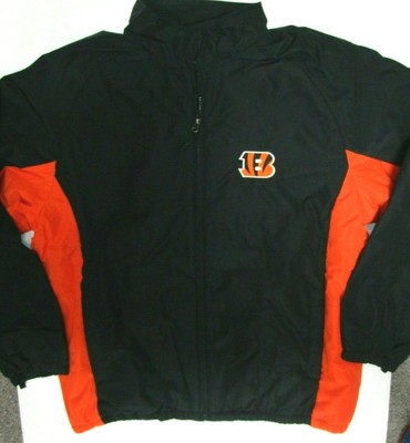 CINCINNATI BENGALS NFL MENS MAJESTIC FULL ZIPP WINTER FLEECE JACKET NEW | eBay