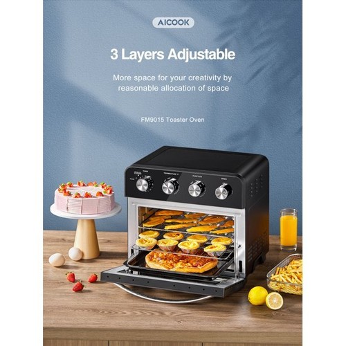 aicook air fryer toaster oven 23l