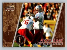 Ryan Leaf 1998 Pacific Aurora #41 Championship Fever Football Card