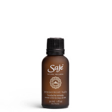 Saje Natural Wellness Peppermint Halo Headache Remedy Soothing 1 fl.oz NEW