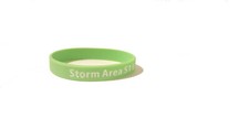 Storm Area 51 Silicone Bracelet Glow In the Dark Letters Quantity 4