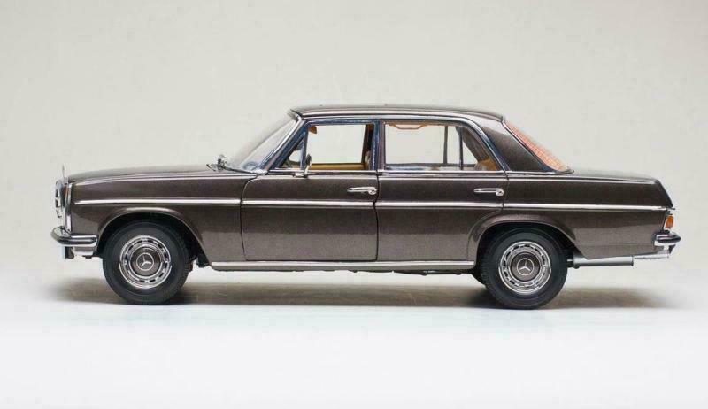 1/18 Mercedes Benz 280C Strich 8 Saloon 1968 Bronze Diecast by Sun