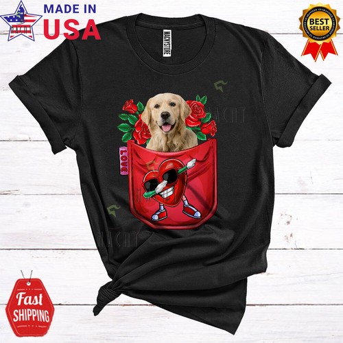 golden retriever pocket shirt