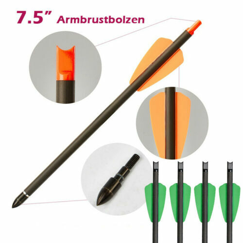 50 Stück Moon Nocken Für Armbrustbolzen – Kunststoff, ID 7,6 Mm, Schwarz, Für Jagd- & Sportpfeile