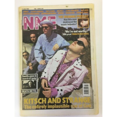NEW MUSICAL EXPRESS NME MAGAZINE 11 JULY 1992 npbox0050 THE WEDDING PRESENT  LS