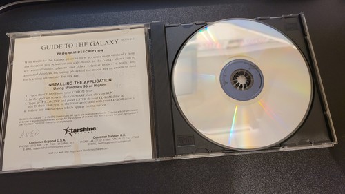 Guide To The Galaxy CD Rom PC Windows 95 Disc Microsoft Planet Constellations - Picture 3 of 4