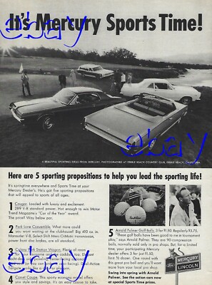 1967 Mercury Cougar Comet Park Lane Colony Park Vintage Magazine Ad 289 410 67