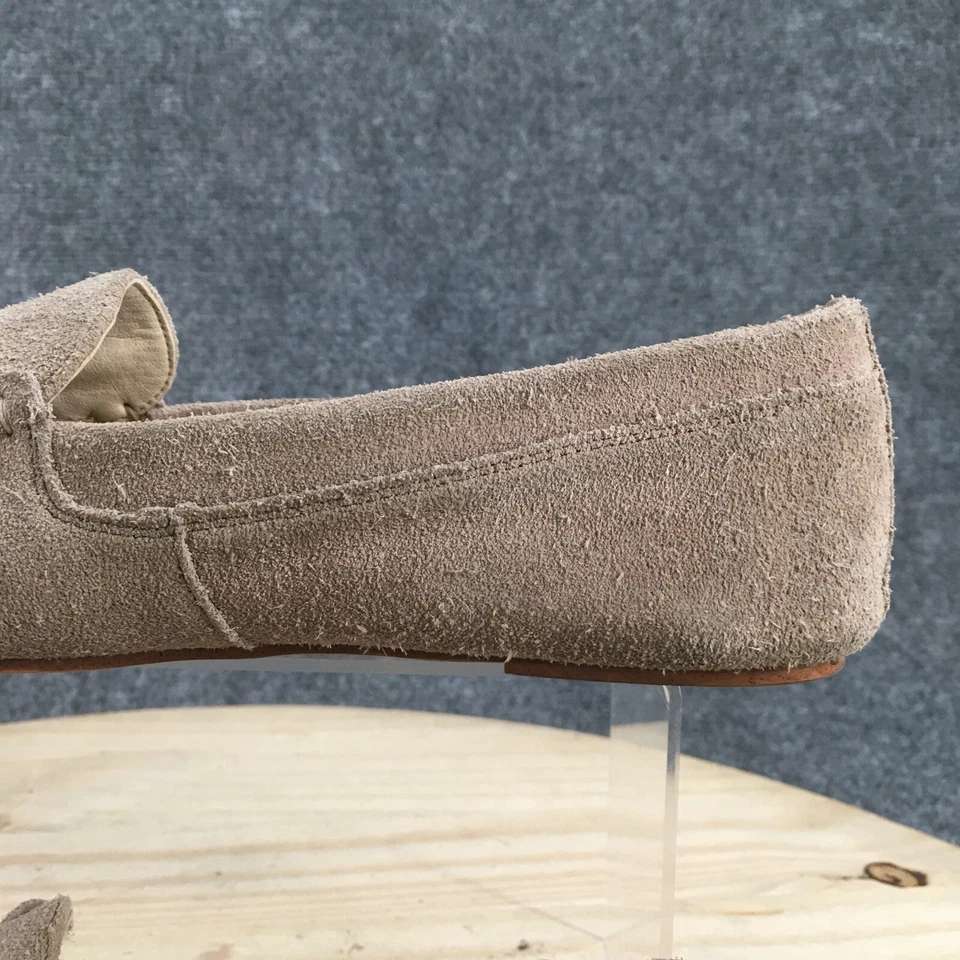 Sam Edelman Shoes Womens 8.5 Maggie Tassel Slip On Moccasin Brown Faux Suede - Image 4 of 4