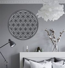 WD WALL STICKER FLOWER LIFE ENERGY wall symbol GEOMETRY
