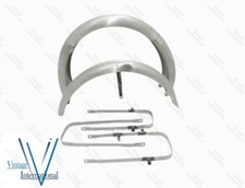 Pour Triumph Double Avant & Arrière Garde-Boue Avec Stays Pré Unité Rigide Model