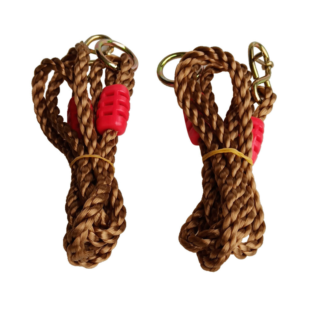 2x Adjustable Nylon Swing Rope Outdoor Heavy Duty Garden Hanging