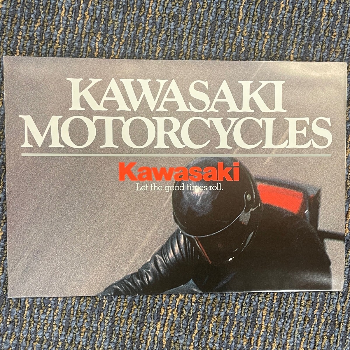 ★ツアーパンフレット/喜多郎/Nation Wide'82/1982年 1982 Kawasaki Dealership Poster Brochure 2-sided, KZ KX MX GPZ