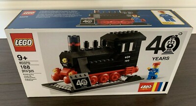 LEGO Trains 40th Anniversary Set Steam Engine (40370) New Sealed