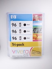 HP 96 Black Tri Pack Ink Cartridges Combo Genuine 09/2008 3 Pack
