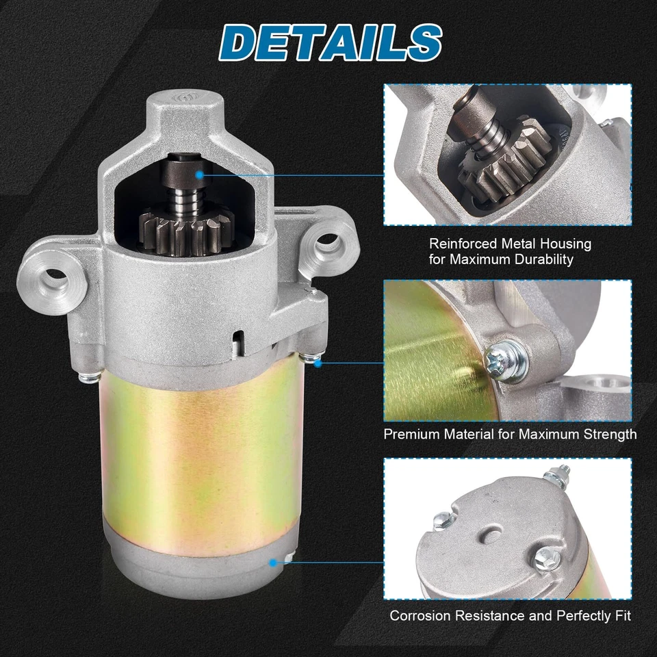 Starter for MTD Yard Craftsman Riding Lawn Mower 75112207 951-12207 751P12207A - Image 4 of 4