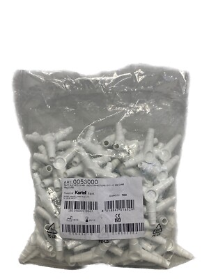 (100/Pk) KARTELL 120° Equal Y Tube Connectors 10/11/12 Min./Max. 530/4 0053000
