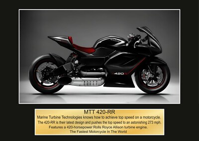 Marine Turbine Mtt Turbine Superbike Price MTT 420-RR: 273 Mph