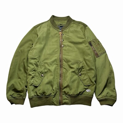 Diesel - Co Bomber Jacket Green Military Fashion Size Large | eBay