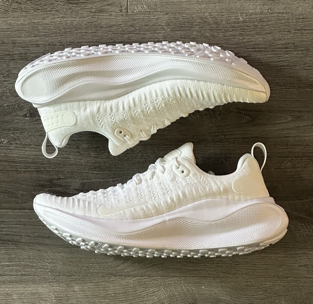 Nike ReactX Infinity Run 4 Women's Running Shoes Triple White Size 9 DR2670-103
