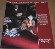 1981 Print Ad Lady Man Girl Calvin Crafts Carpets WestPoint Pepperell Style  her