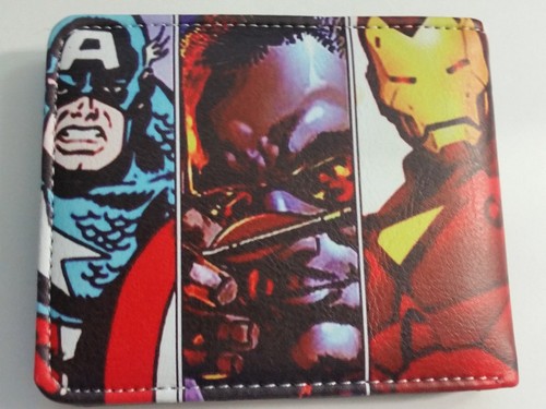 RETRO AVENGERS HELDEN! Brieftasche Infinity Krieg Handschuh Marvel Comics Thor Hulk - Bild 2 von 8