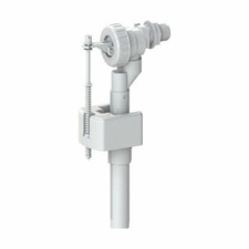 White Plastic 1/2" Toilet Cistern Side Entry Inlet Fill Valve  - 1/2"  Inch