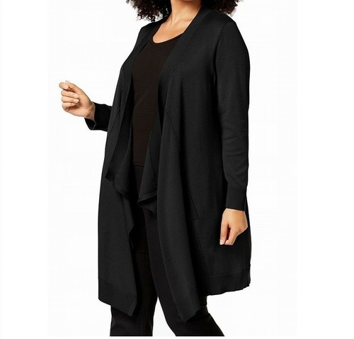 Love Scarlett Womens Plus 3X Black Open 