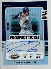 2021 Panini Contenders Optic Prospect Ticket Autographs #PT-ST Spencer Torkelson