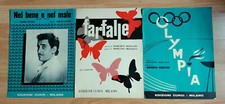 SPARTITO LOTTO  DOMENICO  MODUGNO FARFALLE OLYMPIA NEL BENE E NEL MALE ANNI 50'S