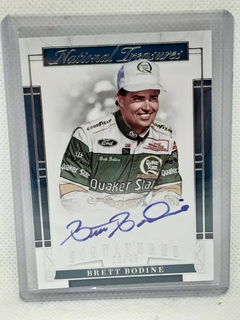 Brett Bodine 2017 National Treasures NASCAR Racing ON CARD AUTO (23/45)