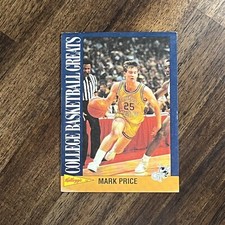 1992 Kelloggs College Basketball Greats Mark Price #10 Georgia Tech