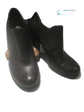 Euro Soft by Sofft Ankle Bootie Boots  Size 9M ~Leather/ Brown Pre-owned