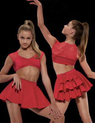 Kelle Company En Vogue Dance Costume Skirt & Top Style #2796 / 4182 Sz M