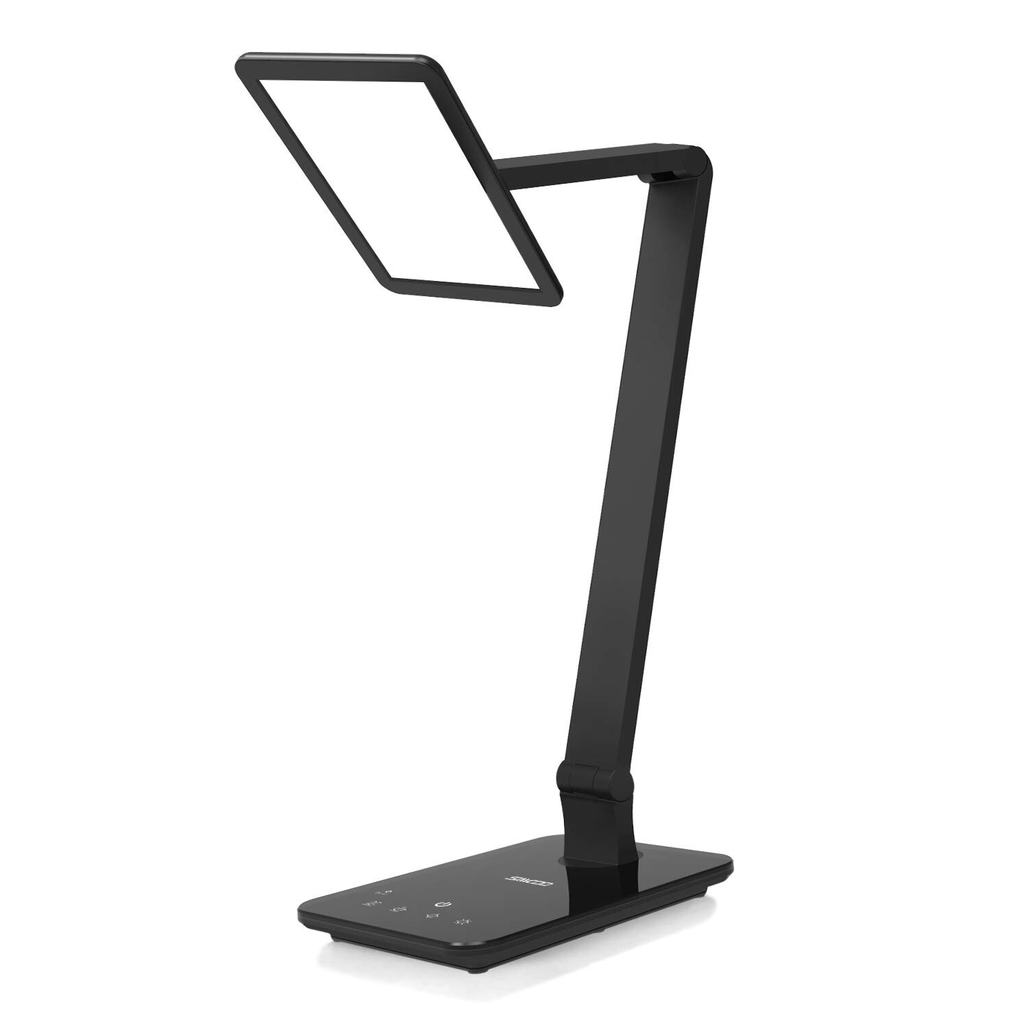 saicoo LED Desktop Lamp with Large LED Panel, Seamless Dimming-Control of Bri...