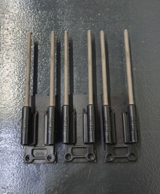 Set of 3 Delkim Carbon Snag Ears, Snag Bars (Conversion for 3 Bite Alarms) Carp Grayling