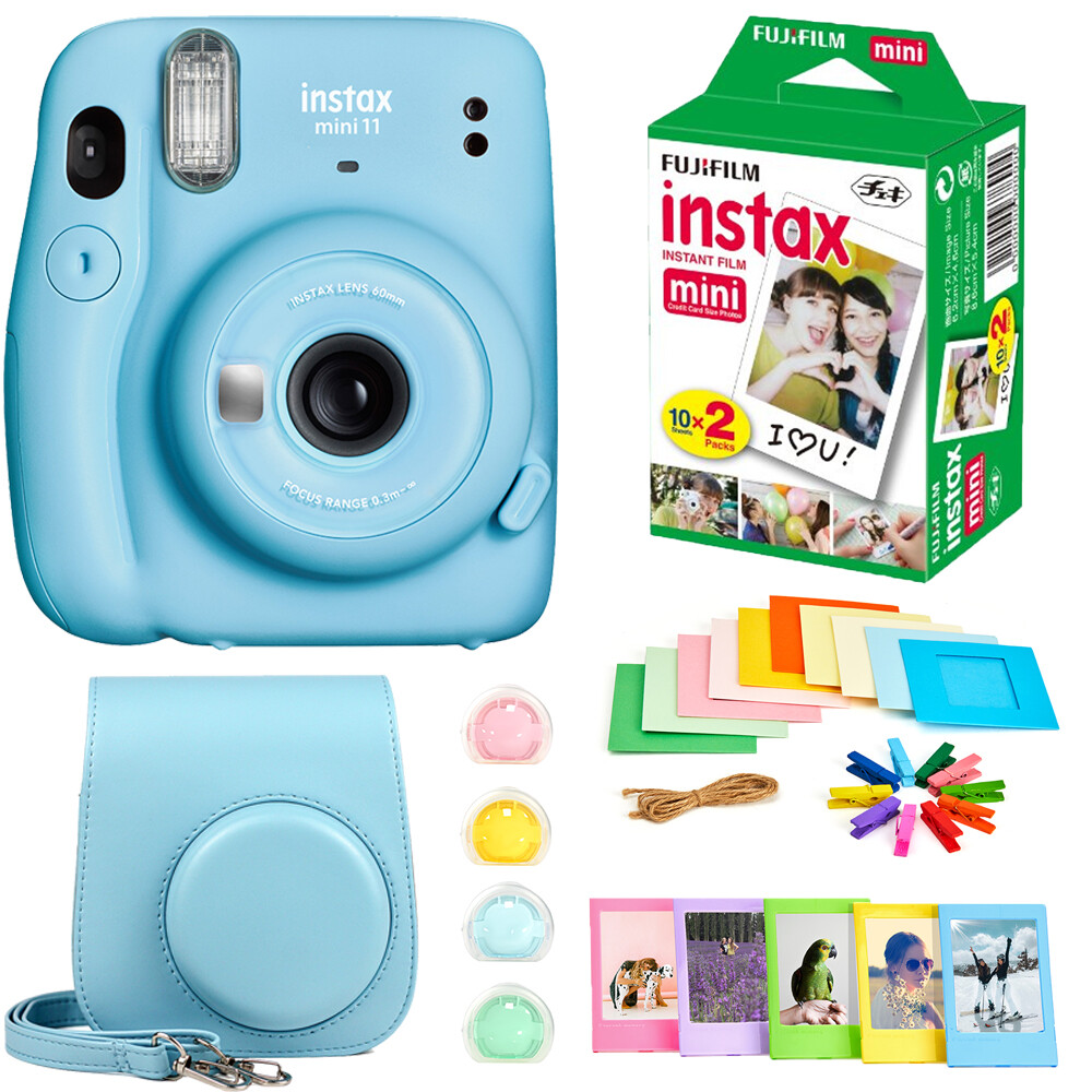 instax mini 11 チェキ スカイブルー　新品未使用 フジフイルム インスタントカメラ instax mini 11 「チェキ