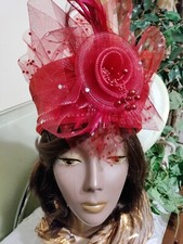 Ladies Church, Derby, Easter, Special Occasion Hat, Rhinestone, Bead Mesh Trim
