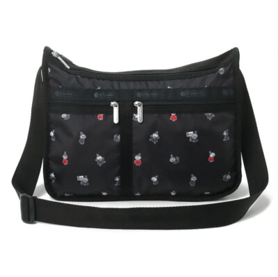 MOOMIN×LeSportsac Deluxe Everyday Bag Little My Black Character Goods Japan New