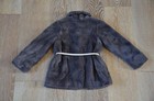 Lili Gaufrette Girls Brown Faux Fur Jacket Size 5 EUC — photo 4