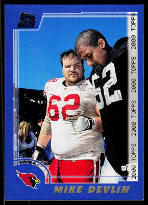 Mike Devlin, 2000 Topps, #83, Arizona Cardinals, Football Card