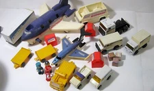 Vintage Mixed Lot of Federal Express FedEx Vehicle Playsets Tonka Remco