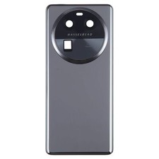 Original Battery Cover Rear Back Glass with Camera Lens Black For OPPO Find X6