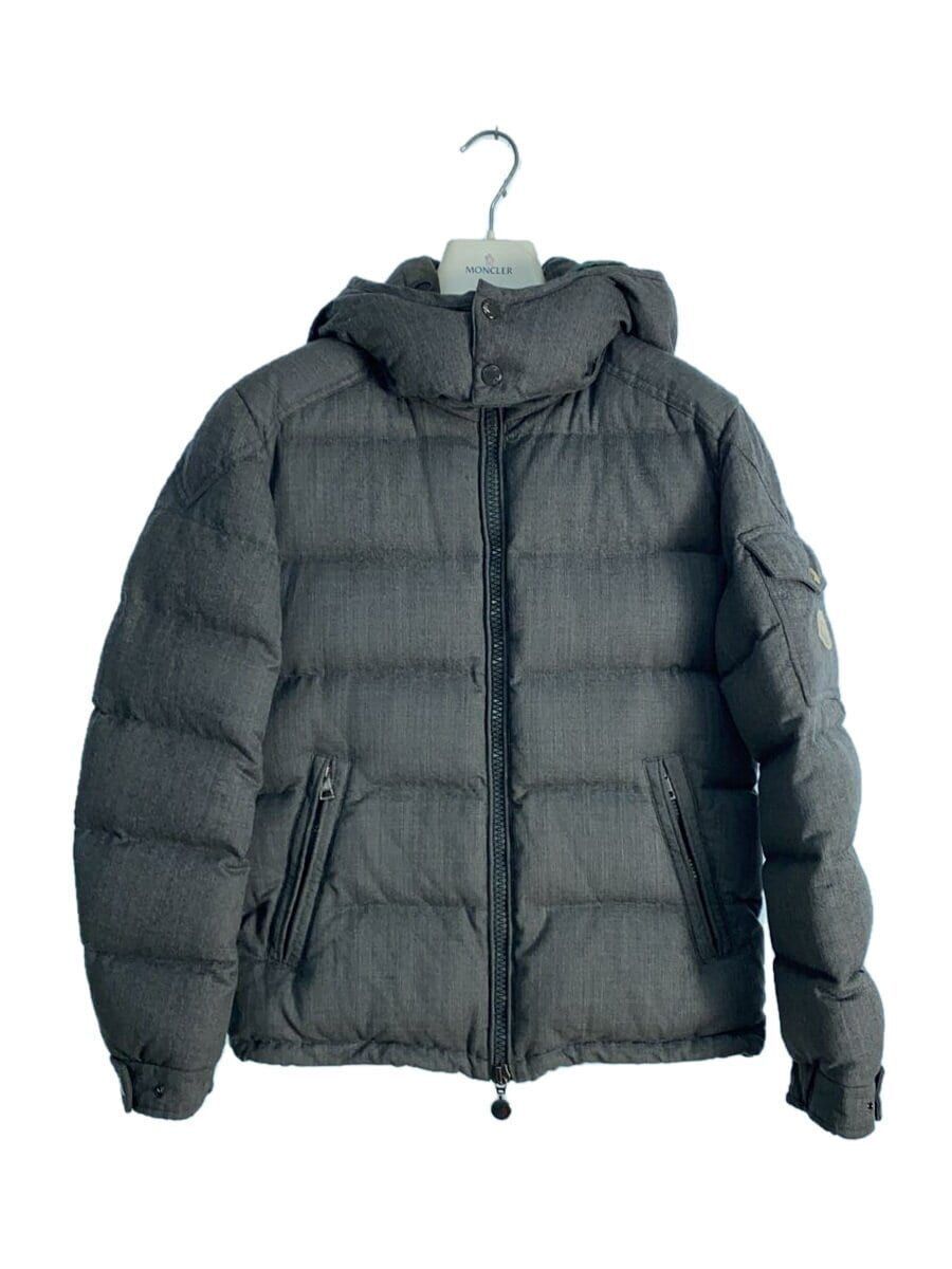 値下げMONCLER モンクレール　ダウンジャケット サイズ0　クリーニング済 MONCLER Down Jacket 0 Wool Gray Plain 020914033850 Used | eBay